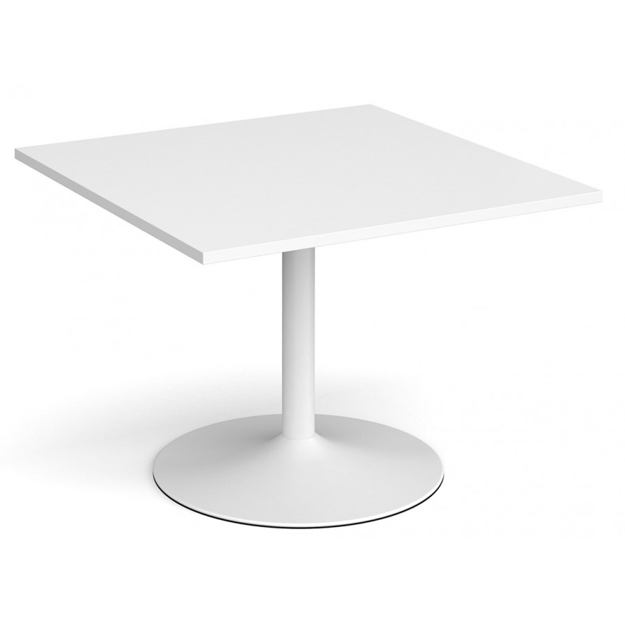 1000mm Square Meeting Table - Trumpet Base 